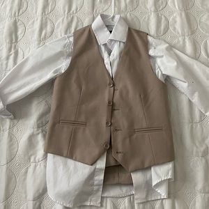 Boys beige suit